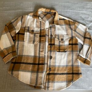 HYFVE Womens Plaid Shacket